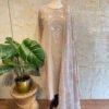 IMG_1772 Elegant Beige Mirror Work 3-Piece Set