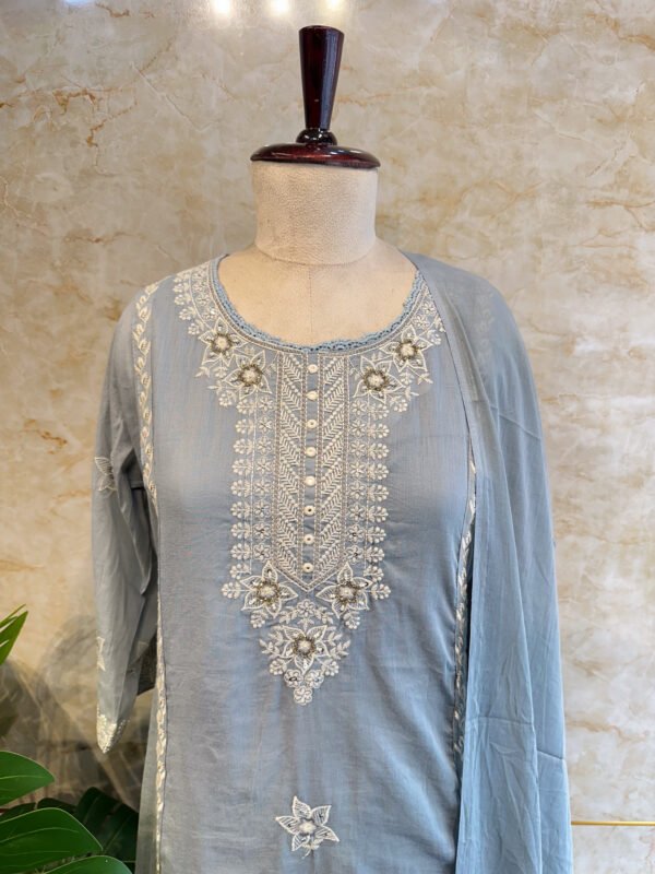 IMG_1773 Powder Blue Embroidery Work 3-Piece Set