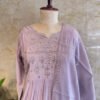 IMG_1785 Elegant Purple Mul Chanderi 3-Piece Set