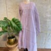 IMG_1786 Elegant Purple Mul Chanderi 3-Piece Set