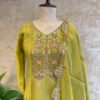 IMG_1801 Elegant Green Embroidery 3-Piece Set