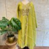 IMG_1802 Elegant Green Embroidery 3-Piece Set