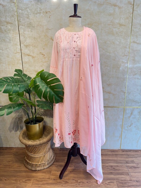 IMG_1805 Elegant Pink Mul Cotton 3-Piece Set