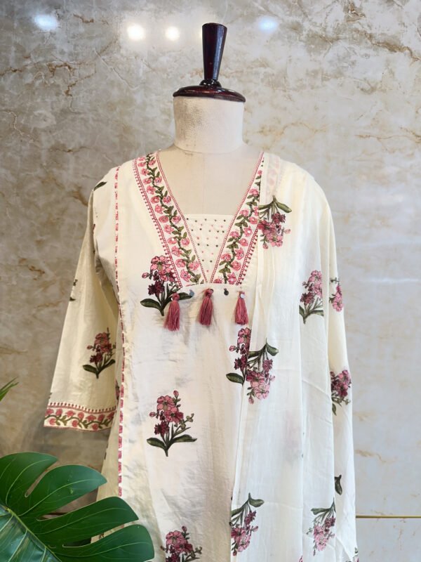 IMG_1821 Elegant Cotton 3-Piece Set with Jaipur Block Print
