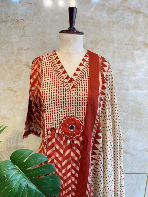 IMG_1828 Elegant Brick Red 3-Piece Set
