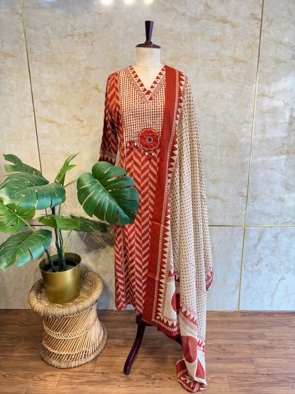 IMG_1829 Elegant Brick Red 3-Piece Set